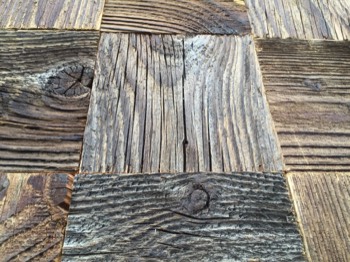  Reclaimed wood tiles 